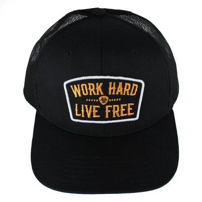 Ariat Men's Work Hard Live Free Mesh Back Trucker Hat
