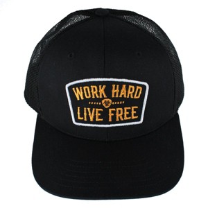 Ariat Men's Work Hard Live Free Mesh Back Trucker Hat - 1 of 3