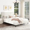 Costway Twin/Full/Queen Size Bed Frame with Height Adjustable Chevron Headboard, No Box Spring Needed Gray/Beige - 2 of 4