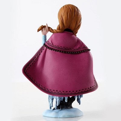 Disney Frozen Anna Blue and Burgundy Resin Figurine