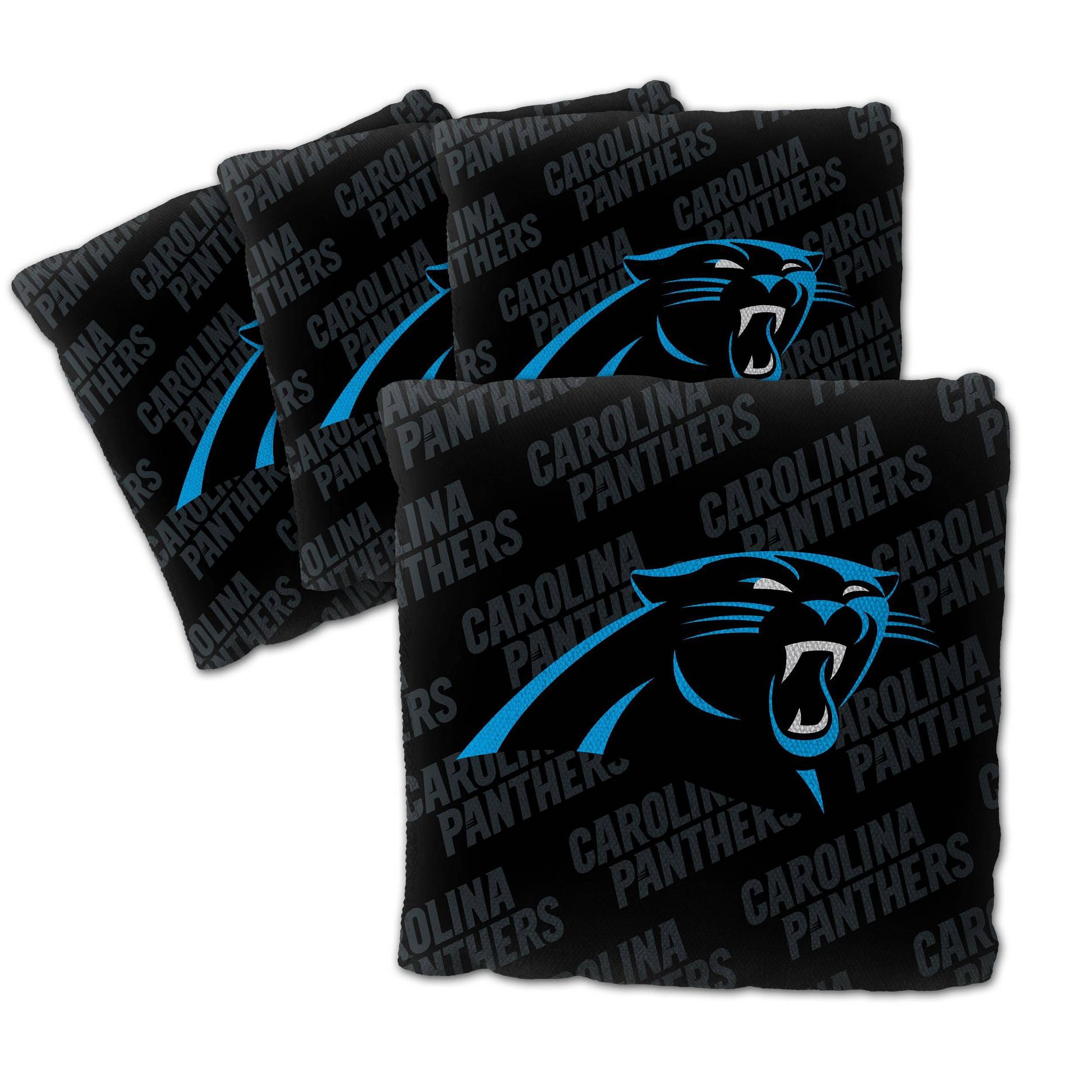 NFL Carolina Panthers 4pk Cornhole Bags