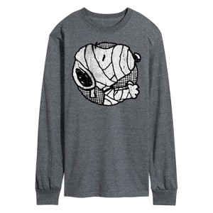 Men's - Peanuts - Mummy Costume Halloween Snoopy Long Sleeve Graphic T-Shirt - 1 of 4