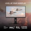 ViewSonic XG2536 25 Inch 1080p IPS Gaming Monitor with 280Hz, 0.5ms, FreeSync Premium, NVIDIA G-Sync Compatible, RGB Lighting, Advanced Ergonomics, - 2 of 4