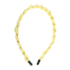 Unique Bargains Women's Fashion Elegant Mesh Fine Twist Headband 4.92" ID 1 Pc - 1 of 4