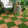 Artificial Grass Synthetic Lawn Indoor/ Outdoor Turf Area Rug by Blue Nile Mills - 2 of 4