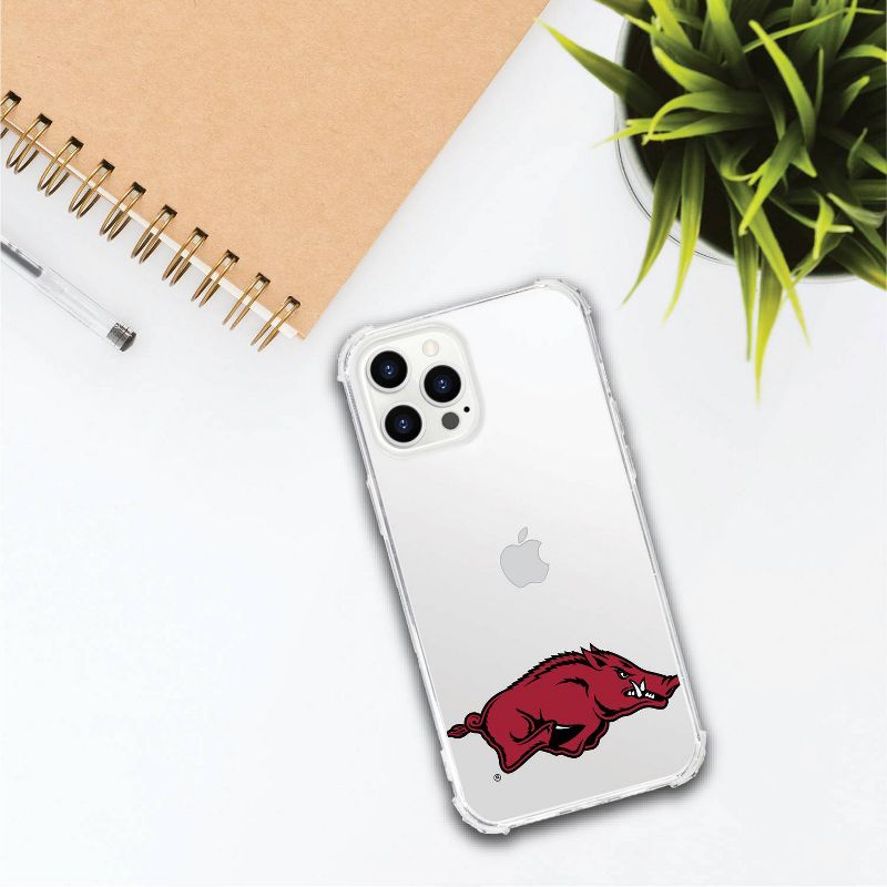 NCAA Arkansas Razorbacks Clear Tough Edge Phone Case - iPhone 13 Pro Max, 3 of 5