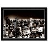 19" x 13" Tokyo Japan World and Countries Framed Wall Art Black - Hatcher and Ethan: Modern Cityscape Digital Art, Plastic Frame - 3 of 4