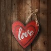 National Tree Company 14" Wood Valentine Heart Wall Piece - image 2 of 4