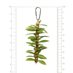 Prevue Pet Products Playfuls Physical & Mental Leaf Kabob Bird Toy 60236 - 1 of 3