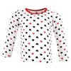 Hudson Baby Infant Girl Long Sleeve T-Shirts, Girl Mommy Red Black - image 4 of 4