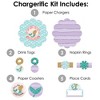 Big Dot of Happiness Let’s Be Mermaids - Baby Shower or Birthday Party Paper Charger and Table Decorations - Chargerific Kit - Place Setting for 8 - 3 of 4