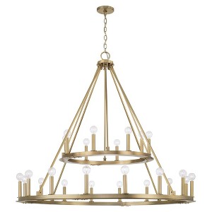 Capital Lighting Pearson 24 - Light Chandelier in  Aged Brass - 1 of 3