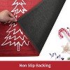 Christmas Doormat Washable Holiday Welcome Mat, Non-Slip Xmas Tree Indoor Outdoor Rug, Non-Shedding Front Door Mat for Kitchen or Bedroom - 4 of 4