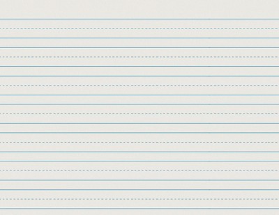 School Smart Skip-a-line Ruled Paper, 10-1/2 X 8 Inches, 500