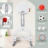 7 in 1 Toddler Slide and Swing Set with Adjustable Swing and Basketball Hoop - 2 of 4