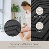 LunaLulinlk Black Extra Long Shower Curtains - 3 of 4