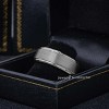 Jewelry Avalanche High Center Brushed Finish Beveled Tungsten Carbide Wedding Band, Comfort-fit, 8mm - 4 of 4