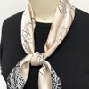 Wrapables Satin Neckerchief Square Scarf 26.5 x 26.5 Inches, Poetic Emblem - 3 of 4