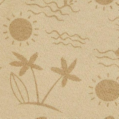 beige with palm trees