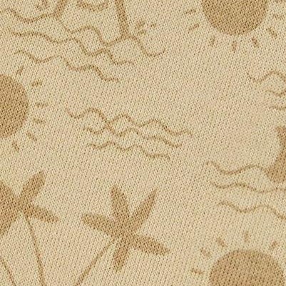 beige with palm trees