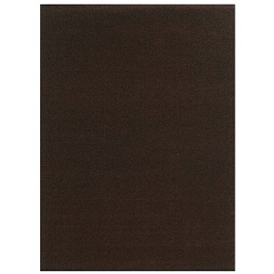 6' x 8' Hobnail Indoor/Outdoor Rug Chocolate - Foss Floors: Fade & Weather-Resistant, Low Pile, Machine Made - 1 of 3