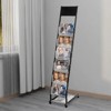 YIYIBYUS Floor standing Magazine Rack, Brochure Display Stand, Literature Rack - 2 of 4