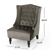 MAYEERTY Toddman Hi-Back Club Chair, High Back Support Soft Upholstery, Living Room Leisure Use - 4 of 4