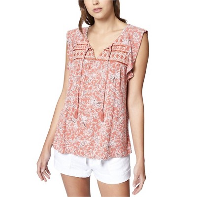 Sanctuary Clothing Womens Wild Bell Pullover Blouse