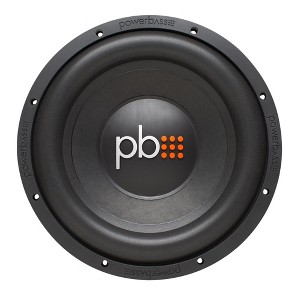 PowerBass S-1204 - 12" Single 4-Ohm Subwoofer - 1 of 2