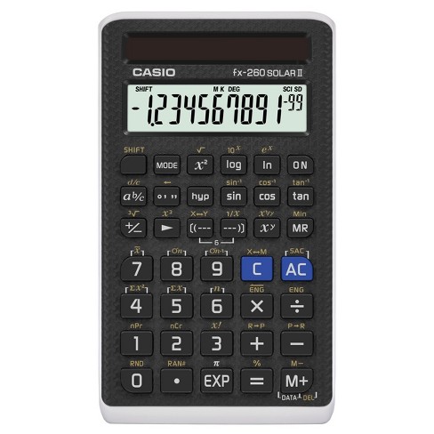 komplet varm Begge Casio Fx-260 Solar Ii Scientific Calculator - Black (fx260slrii) : Target