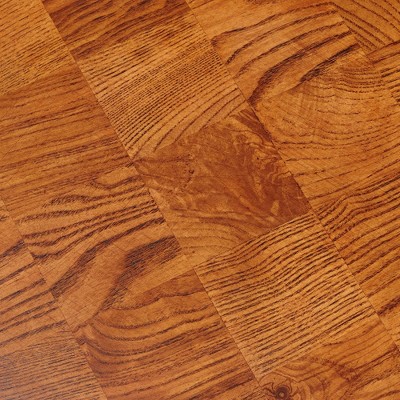 Kendall Vintage Cherry Wood Round Accent Table with Storage