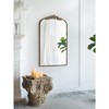 Dexmalle Wall Mounted Mirror with Baroque Gold Arch Frame Mirror - 2 of 4