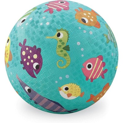 KUYOTQ children's durable rubber ball -5-inch, suitable for playing soccer, indoor games, and outdoor activities