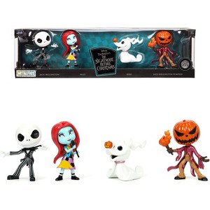 Set of 4 Diecast Figurines (2.5") Tim Burton's "The Nightmare Before Christmas" "Metalfigs" Series by Jada - 1 of 4
