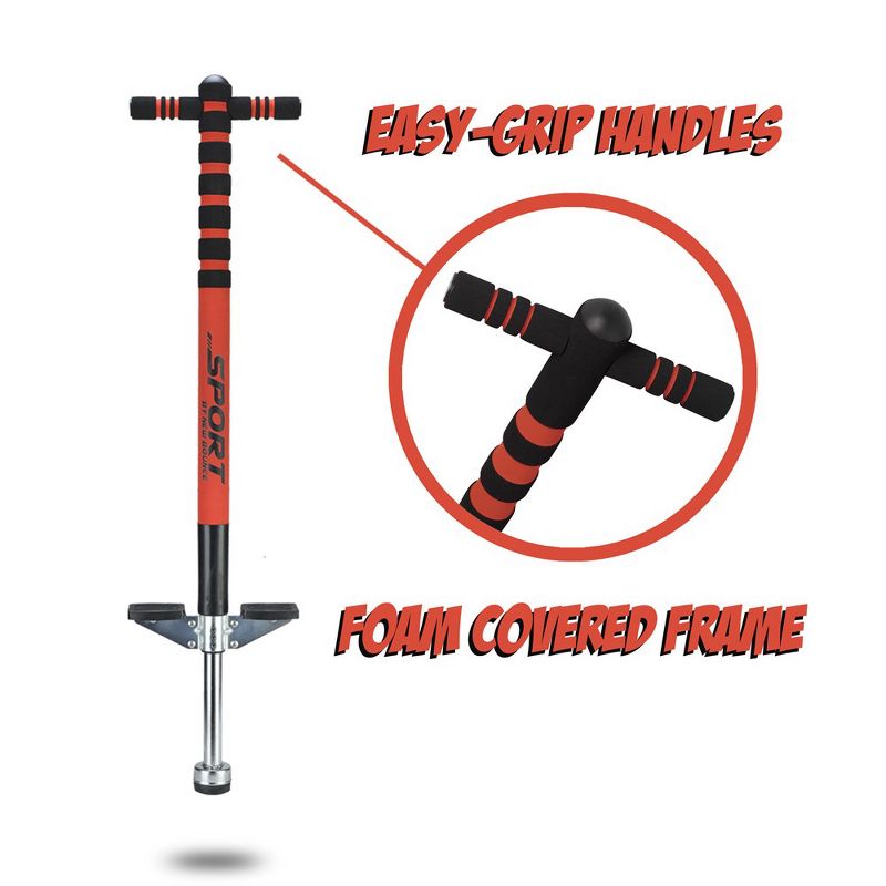 New Bounce Pogo Stick Easy Grip Sport edition, Ages 5-9 - 40 to 80 Lbs, 4 of 7