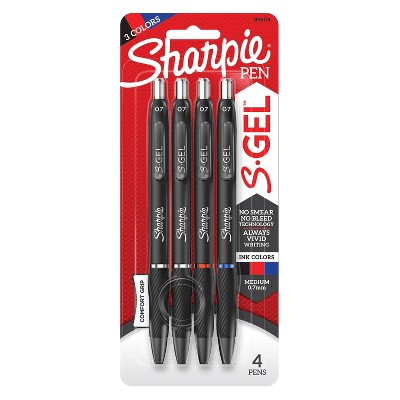 Sharpie 4pk Gel Pens S-Gel 0.7mm Multicolor
