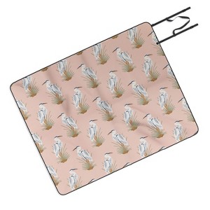 CoastL Studio Crane Peach Picnic Blanket - Deny Designs - 1 of 3