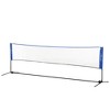 Soozier 14' Badminton Net, Portable Volleyball Net for Tennis, Badminton and Pickleball Backyard Games - 4 of 4