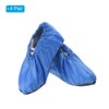 Unique Bargains Reusable Washable Thickened Non-Slip Office Shoe Covers 4 Pairs - 3 of 4