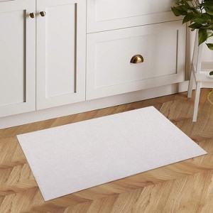 Washable Area Rugs, Modern Woven Office Floor Carpet Contemporary Rug, Living Room Rug, Soft Surface, Durable Edge, Non-Slip Backing - 1 of 4