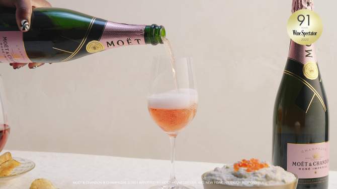 Mo&#235;t &#38; Chandon Ros&#233; Imperial Champagne - 750ml Bottle, 2 of 7, play video