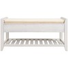 YOOCOZZ Solid Wood Multipurpose Entryway Storage Bench with Drawers and Cushioned Seat - 4 of 4