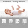 MYKKO 3 in 1 Baby Bassinet, Rocking Bassinet Bedside Sleeper with Comfy Mattress and Breathable Mesh, 6 Height Adjustable - 4 of 4