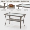 Gymojoy Outdoor Patio Wicker Coffee Table - 4 of 4