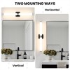 KAISITE Minimalist LED Wall Sconce Metal Frosted Acrylic Fixture - 2 of 4