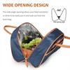 Tirrinia Fashionable Lunch Bag with Leather Handle, Insulated  Reusable Lunch Totes for Women & Men, Lunch Box for Working, Picnic, School - 2 of 4