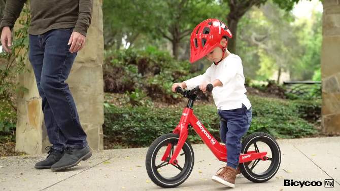 Joovy Bicycoo MG 12" Kids' Balance Bike, 2 of 6, play video