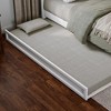 AFI Furnishings AFI Twin XL Solid Wood Mid-Century Modern Trundle in White - 4 of 4