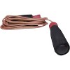 Amber Leather Jump Rope with Foam Handles - Perfect for Endurance Workouts, Boxing, MMA, Martial Arts, or Fitness - 8.5 Feet, for Men, Women, & Kids" - 2 of 4