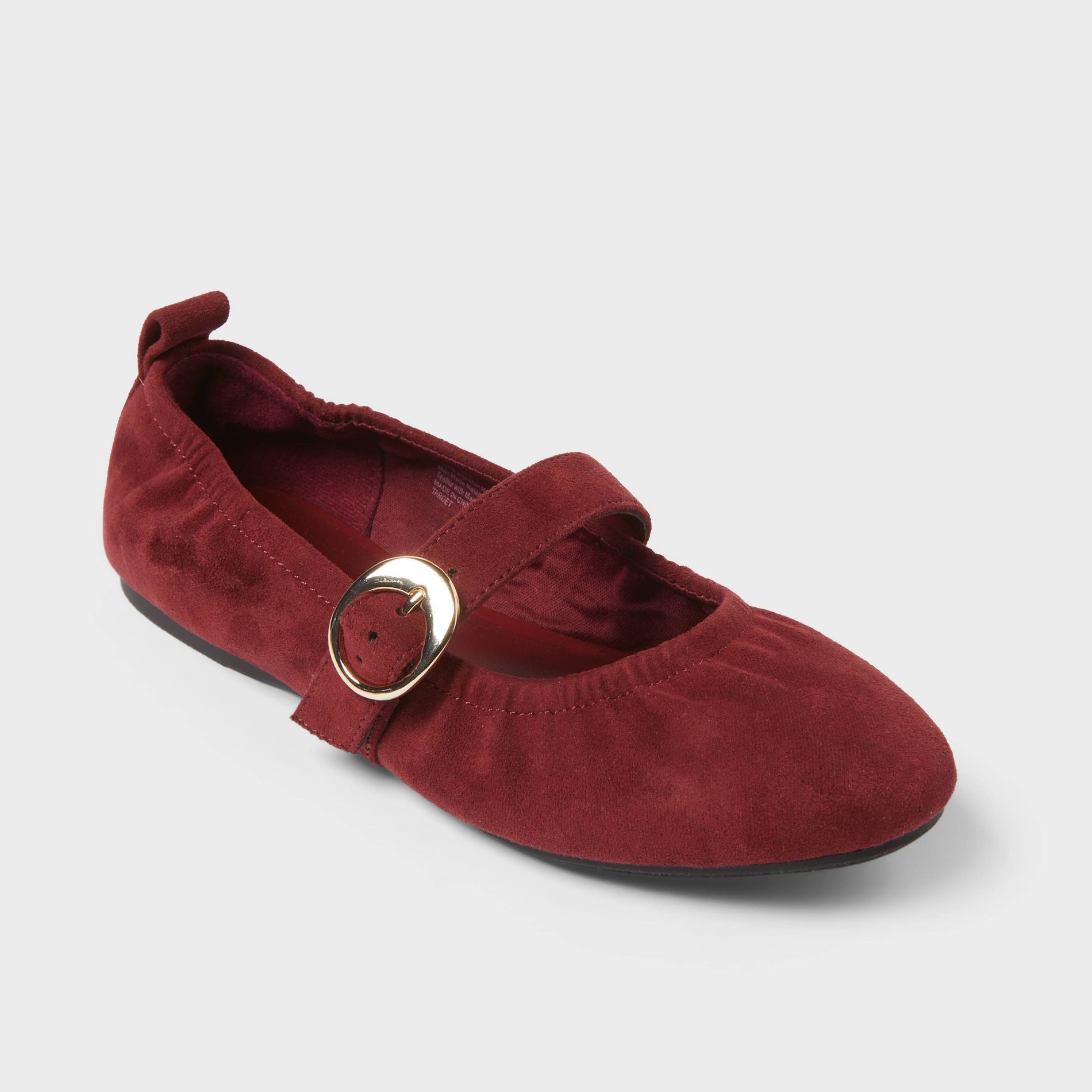 Women's Maisy Flats - A New Day™ Burgundy
